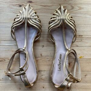 Gold Women's Sandals